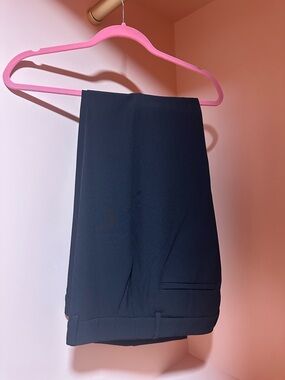 Express Black Boot Cut Dress Pants Short